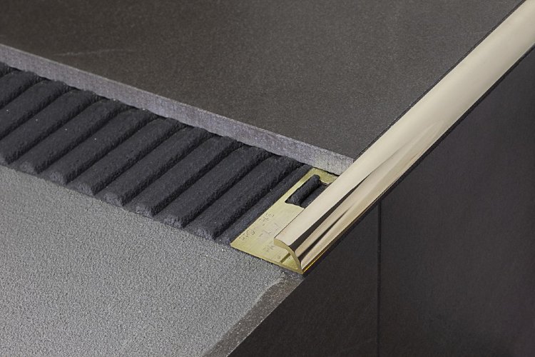 Профиль для плитки латунный PVL21 12 мм х 2,5 м Полированый