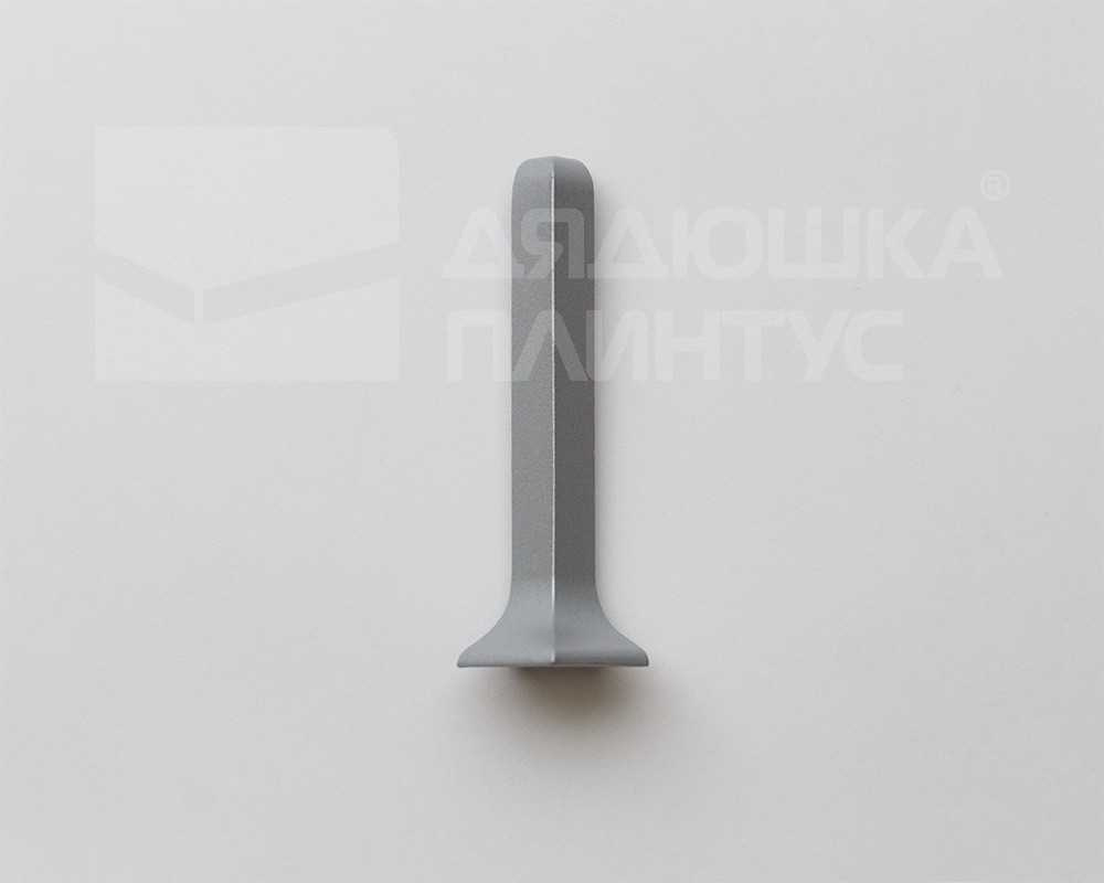 Угол наружный для ПЛ-60 серебро/мат.