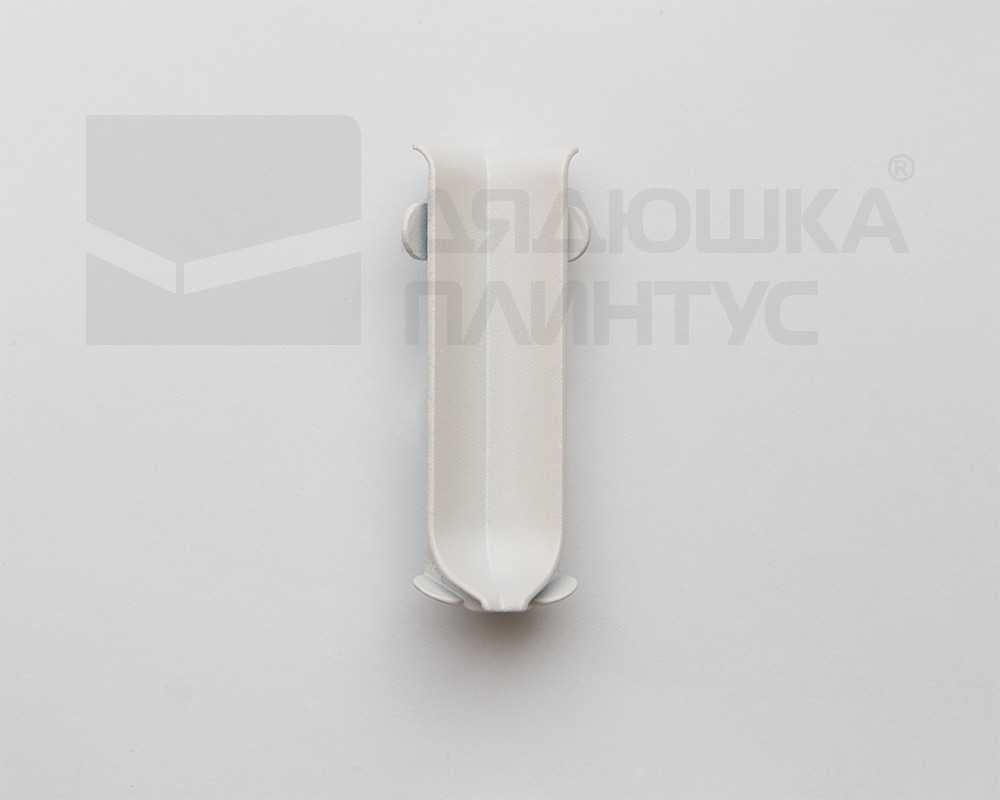 Угол внутренний для ПЛ-80 белый муар.