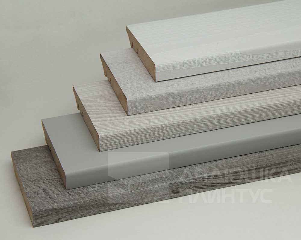 Плинтус МДФ Волшебная палочка. Гарден .203 Дуб белый