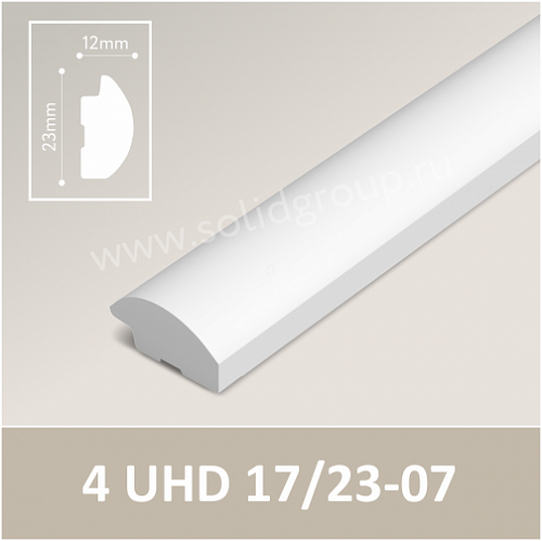 Завершающая рейка для 3D панели СОЛИД 4 UHD 17/23-07 2,8м. Окраска включена в стоимость