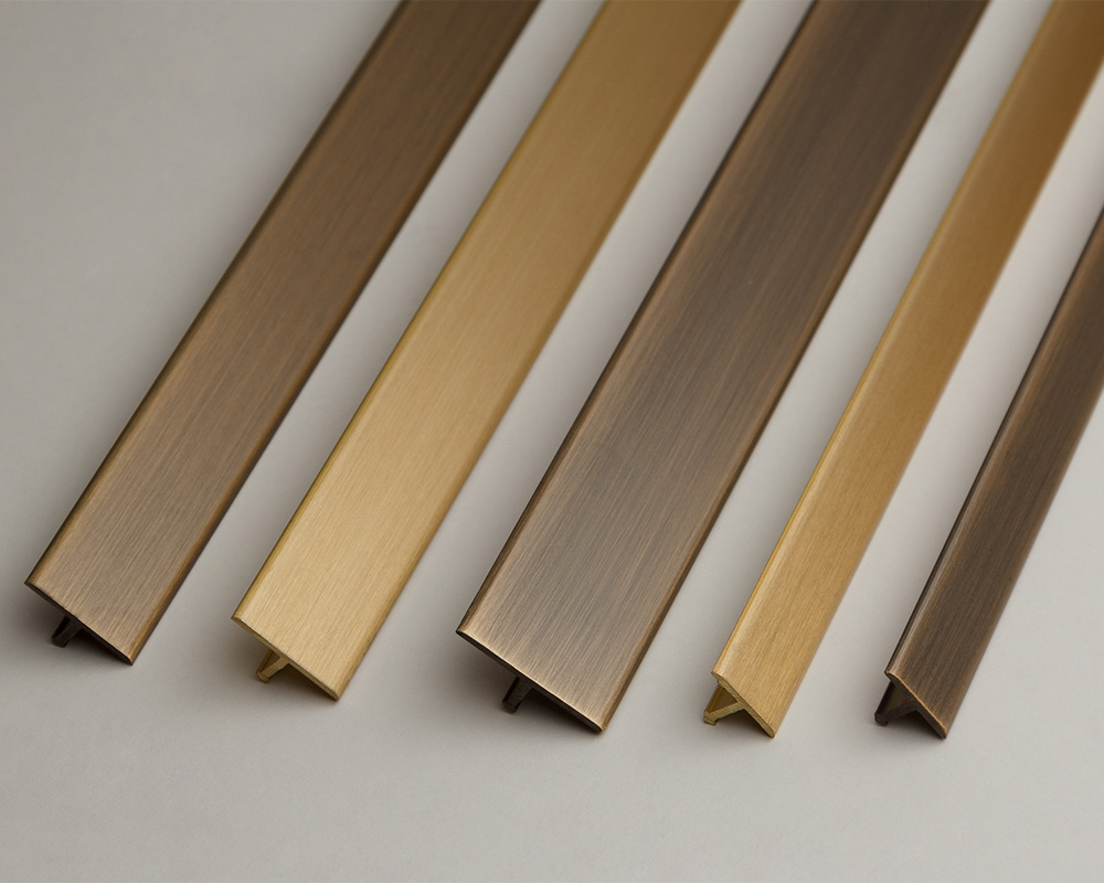 Профиль Т-образный латунь полированная 20мм 2,7м MSPCROL 209