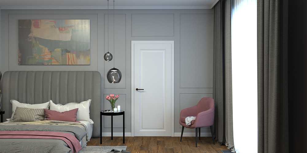 Плинтус МДФ Волшебная палочка 81402 81мм 2,4м. Окрашенная. NCS 1002Y50R