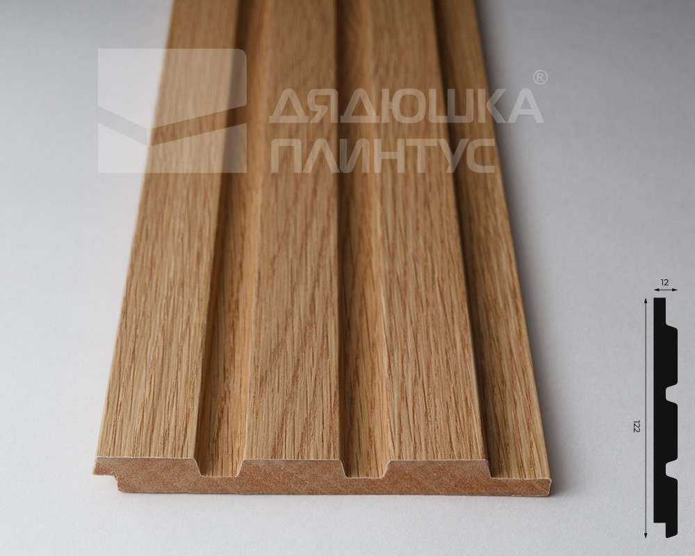 Панель МДФ ACUPAN 61.08.122502.93 рейки 12х122х2760 мм Дуб Слик