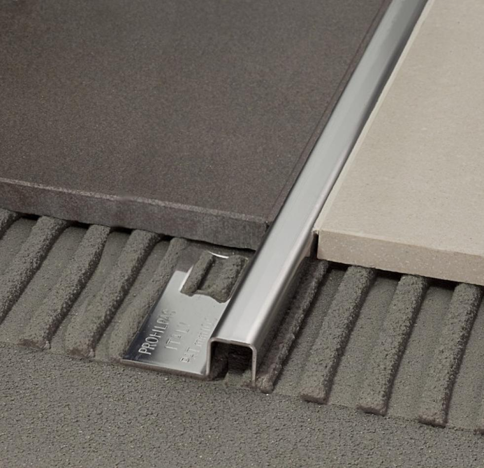 Профиль П-образный латунный Progress PRFOC 10 10 мм 2,7 м Хромированный