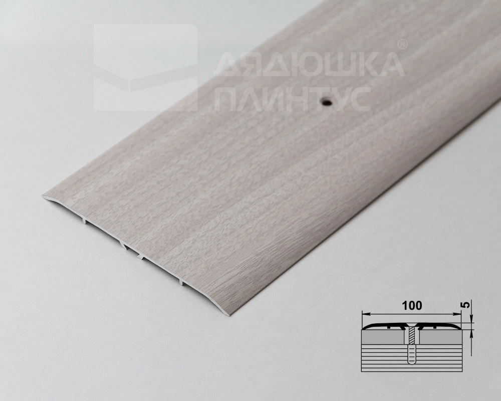 Порог одноуровневый MSA100.900.106 Ясень белый