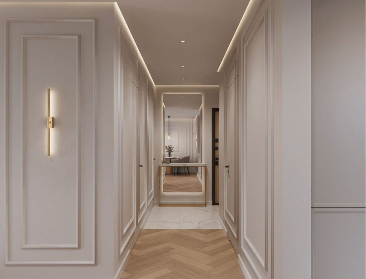 Молдинг из полистирола высокой плотности HI-WOOD D1020 20х7,5мм 2,0м