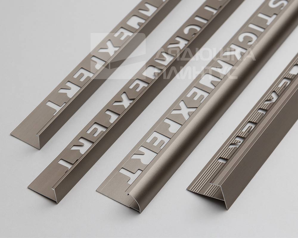 Профиль окантовочный Волшебная палочка Expert MSPKE 01-12.2700.042L 12мм 2,7м Шампань матовая