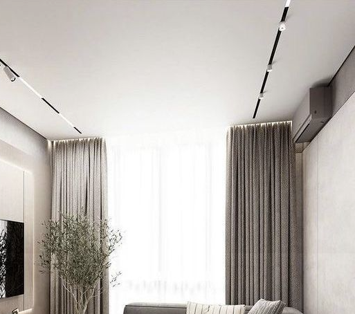 Карниз двухрядный алюминиевый ТРЭК УЮТ 1,6м