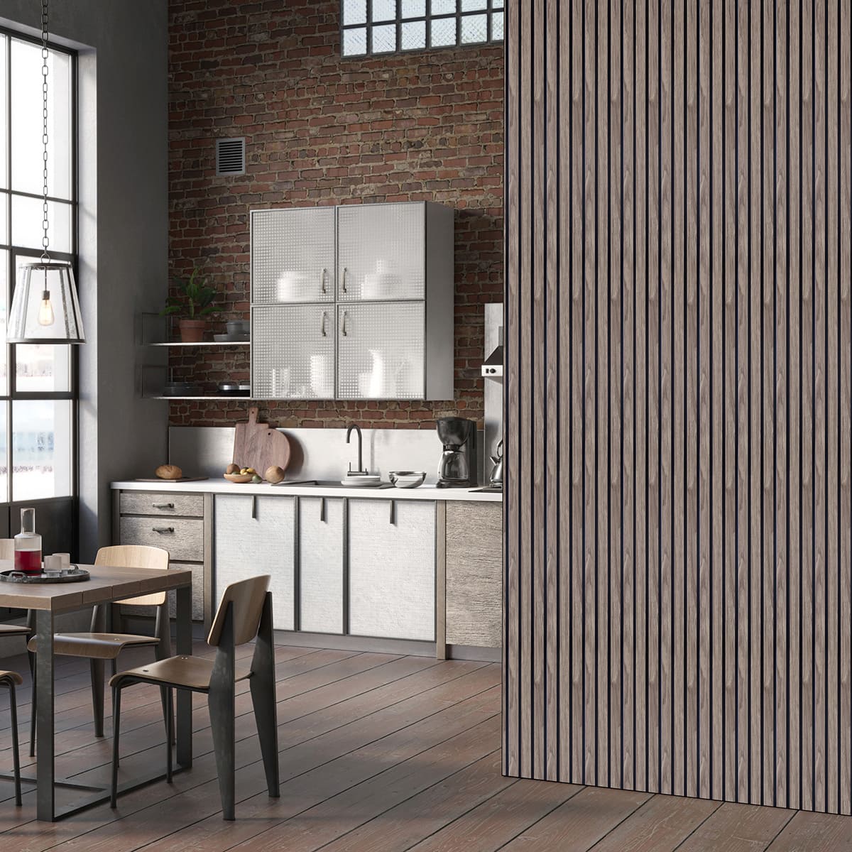 Панель вспененный полистирол ГРЕЙС 3D RAIL 120*2700 мм.  Мербау