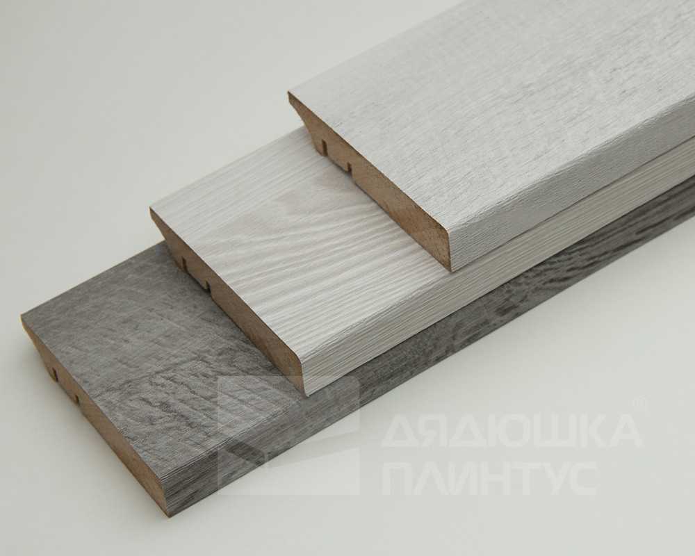 Плинтус МДФ Волшебная палочка. Гарден .145 Белоснежный ясень