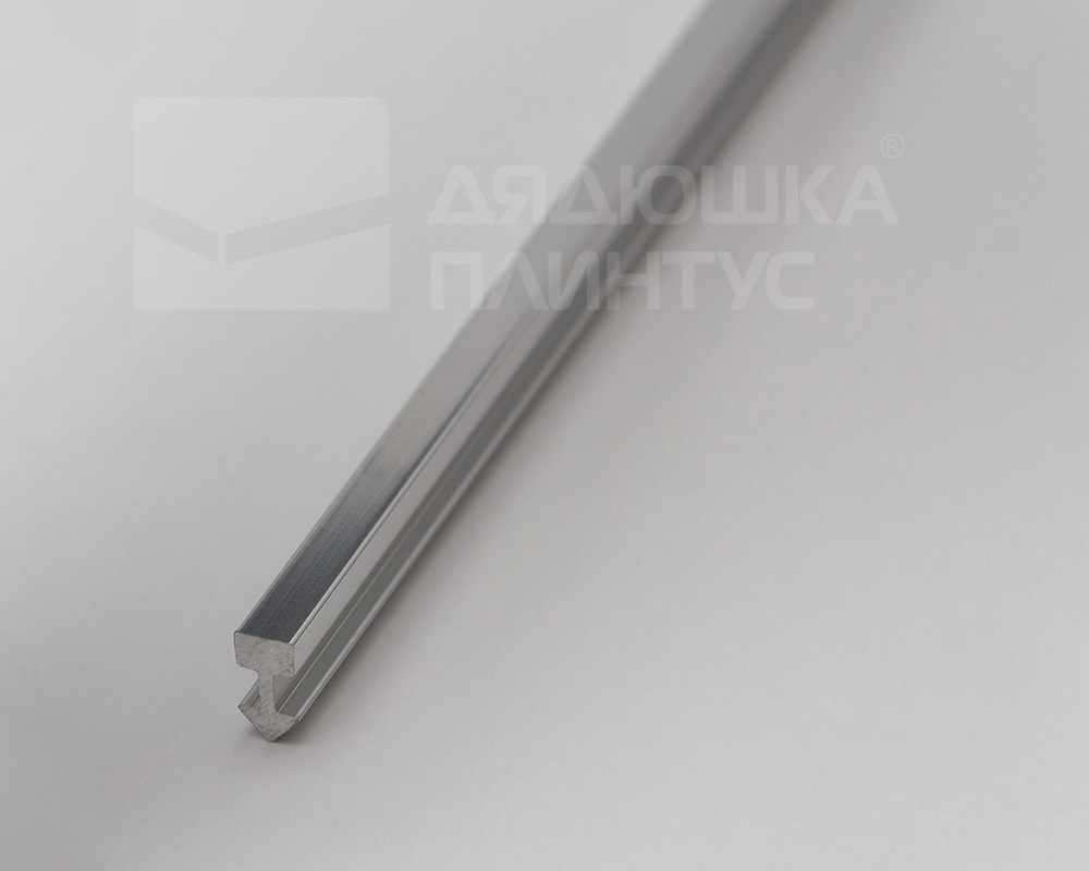 Алюминиевый профиль ПТ-05  серебро/глянец 2,7 м.