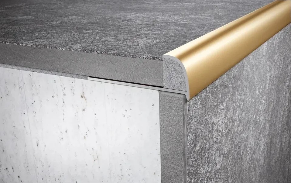 Профиль для плитки латунный PVL21 12 мм х 2,5 м Полированый