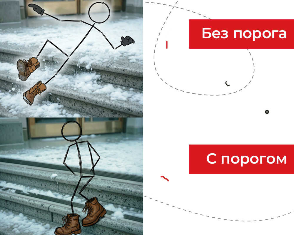 Порог одноуровневый ПС 08.2700.204л Бронза анод