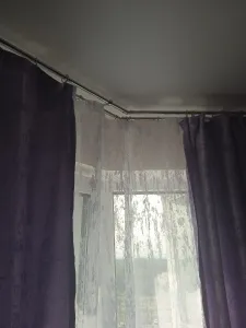 Карниз двухрядный кованый УЮТ d25мм 2,8м Белый/Золото