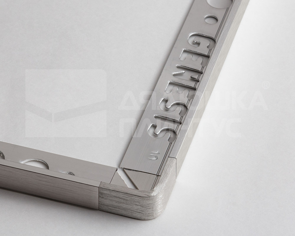 Капсула для ESA 100.94 угол L-образный 10мм. Brushed effect