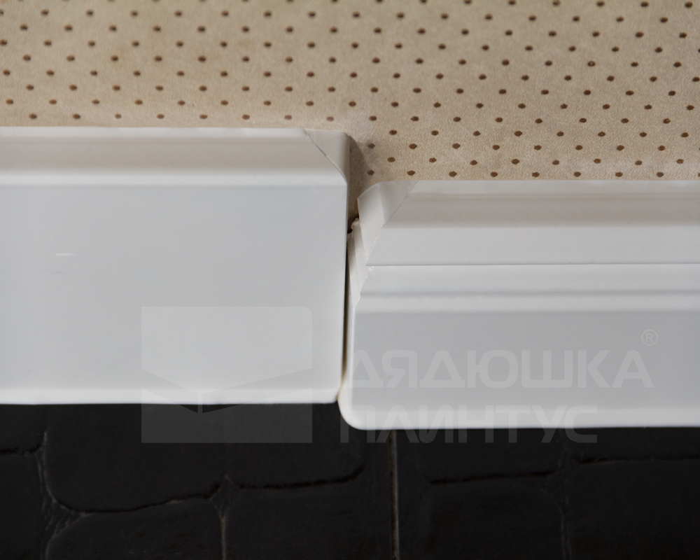 Плинтус ХДФ Dollken Cubu Flex Life 80мм х 2,5 м 1012 Светло-серый