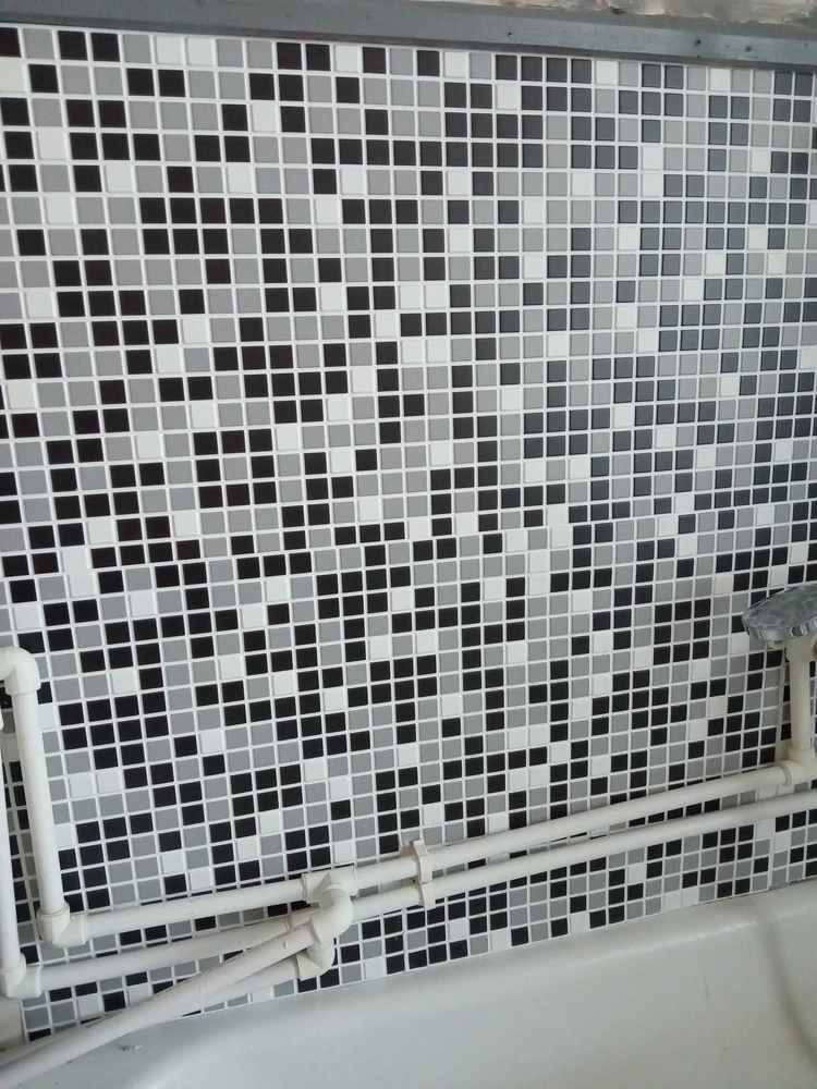 Панель ПВХ ГРЕЙС 955*480 10шт/уп Мозаика Черная. Цена указана за 4,7 м²