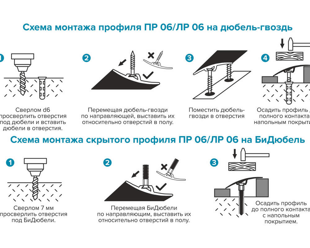 Порог разноуровневый ЛР 06.2700.24049 Дуб прованс