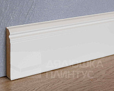 Плинтус ХДФ Dollken Cubu Hamburg Style 100 мм х 2,5 м 5012 Белый